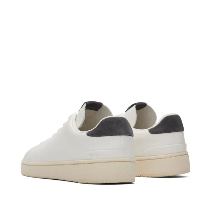 Toms Dress Casual TRVL LITE LaceUp Sneaker Porcelain Grey Leather 8211 Men