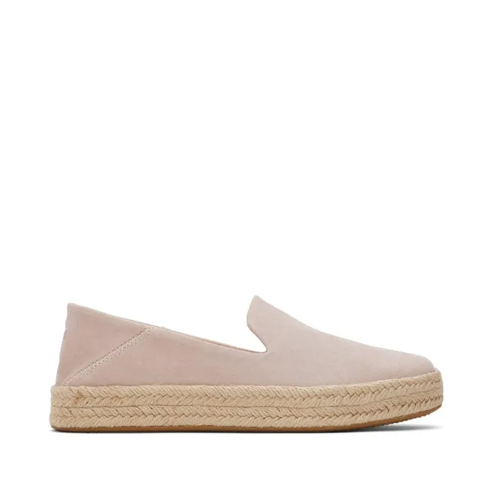 Toms Espadrilles Carolina Espadrille Suede Ballet Pink 8211 Women