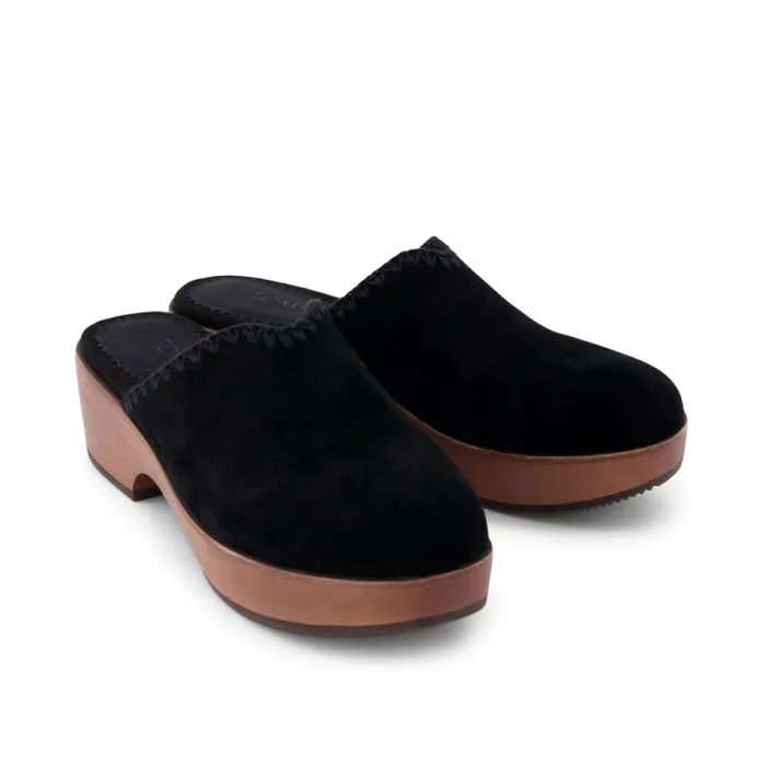 Toms Heels and Wedges Addison Clog Heel Deco Black 8211 Women