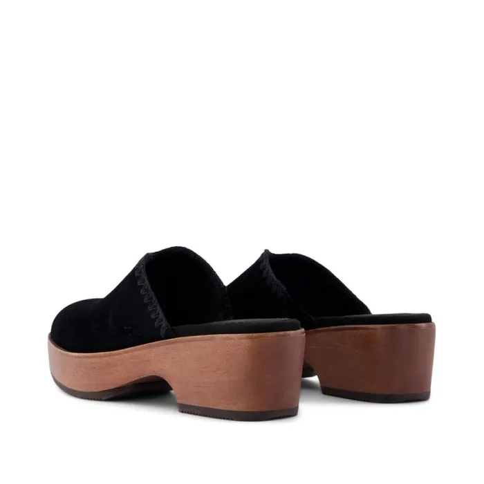 Toms Heels and Wedges Addison Clog Heel Deco Black 8211 Women