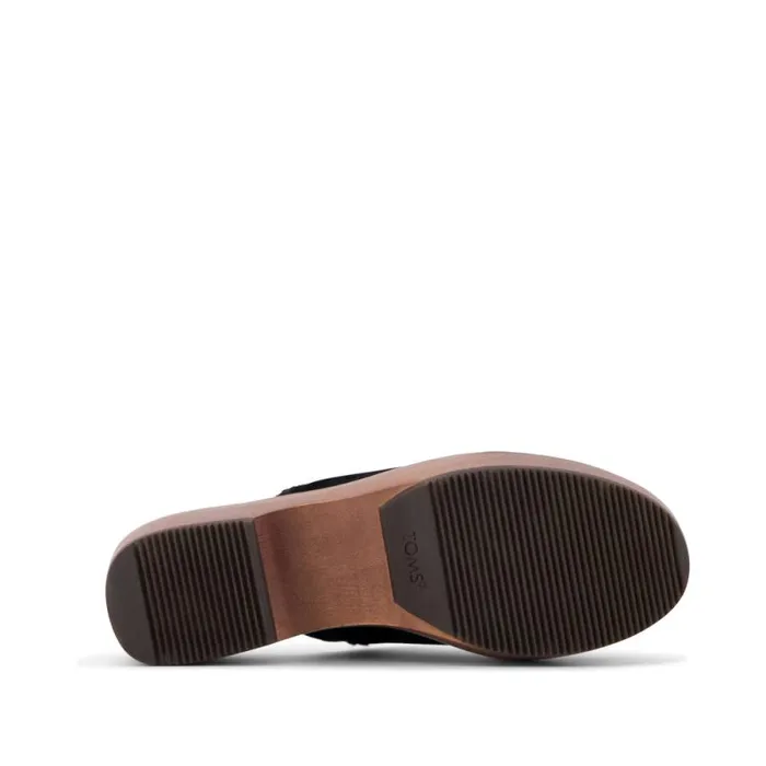 Toms Heels and Wedges Addison Clog Heel Deco Black 8211 Women
