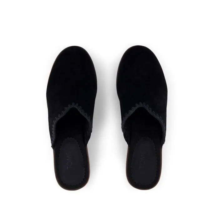 Toms Heels and Wedges Addison Clog Heel Deco Black 8211 Women