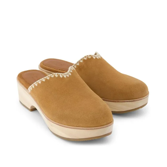 Toms Heels and Wedges Addison Clog Heel Deco Brown 8211 Women