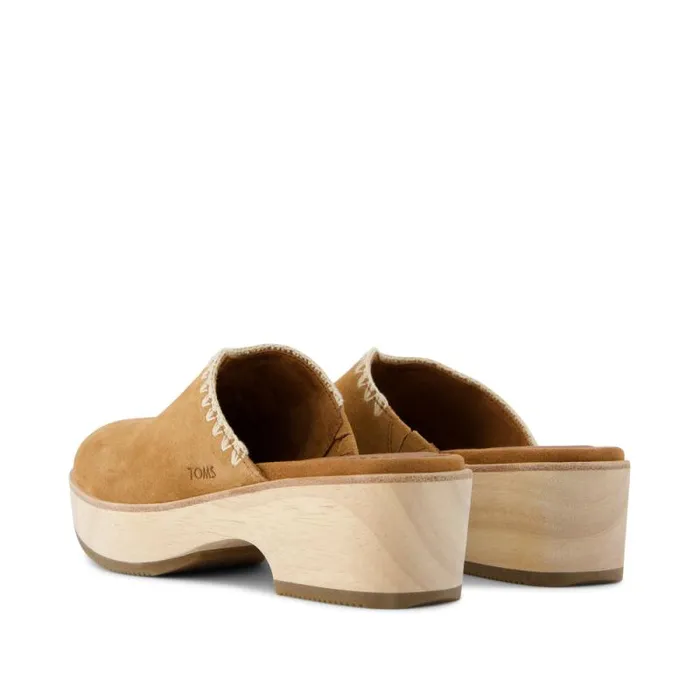 Toms Heels and Wedges Addison Clog Heel Deco Brown 8211 Women