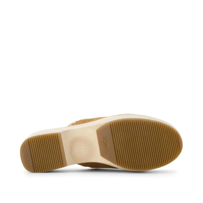 Toms Heels and Wedges Addison Clog Heel Deco Brown 8211 Women