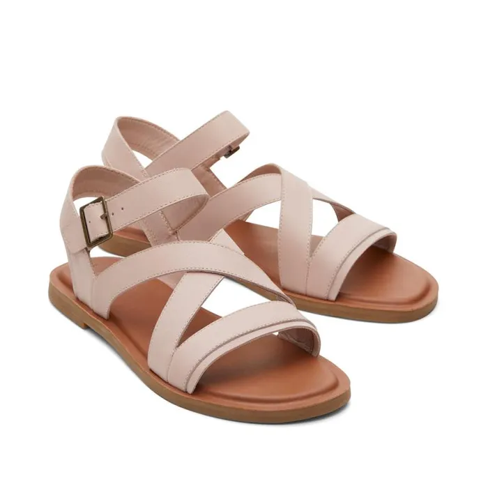 Toms Sandals Sloane Strappy Sandal Suede Ballet Pink 8211 Women