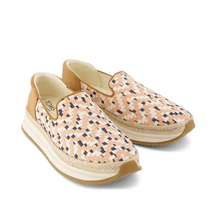 Toms Slip Ons Jocelyn Espadrille Sneaker Denim Honey 8211 Women