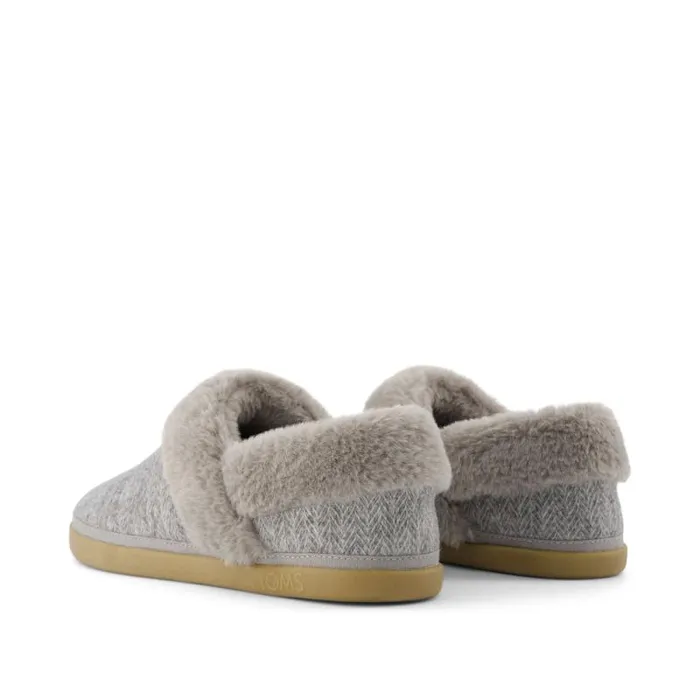 Toms Slippers Oslo Convertible Slipper Drizzle Grey Cozy Herringbone 8211 Women Toms Slippers Oslo Convertible Slipper Drizzle Grey Cozy Herringbone 8211 Women