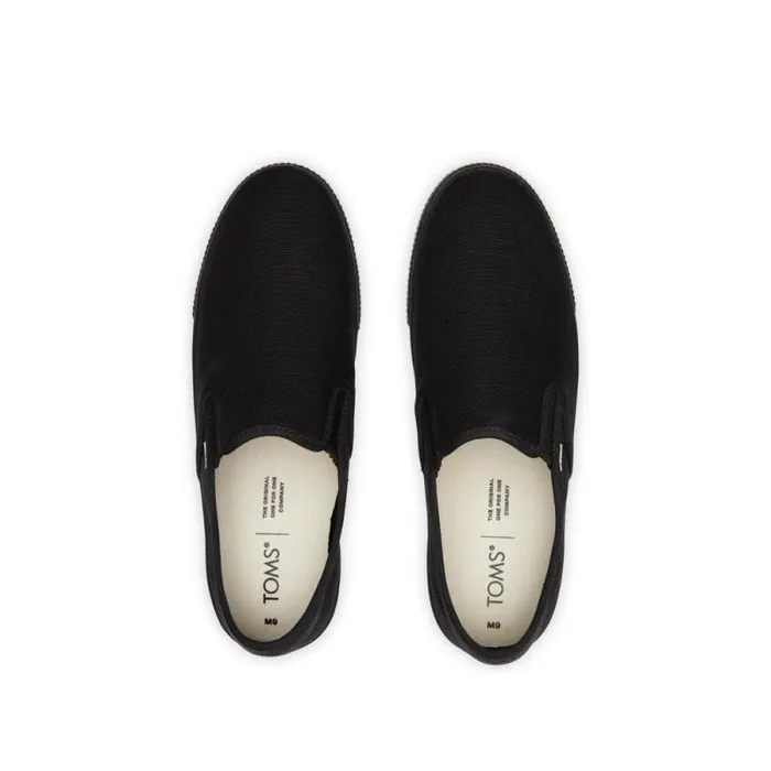Toms Sneakers Baja Slip On Sneaker All Black Heriitage Canvas 8211 Men Toms Sneakers Baja Slip On Sneaker All Black Heriitage Canvas 8211 Men