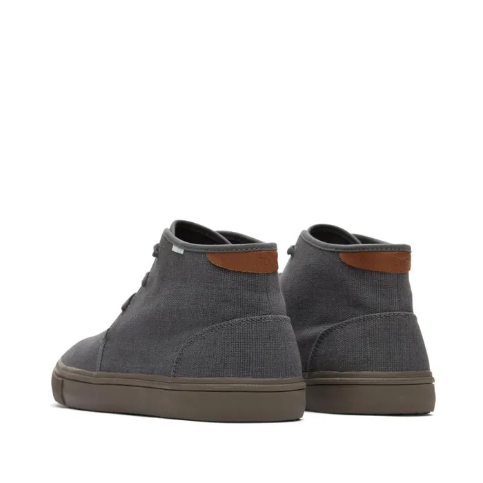 Toms Sneakers Carlo Mid LaceUp Sneaker Graphite Heritage Canvas 8211 Men Toms Sneakers Carlo Mid LaceUp Sneaker Graphite Heritage Canvas 8211 Men