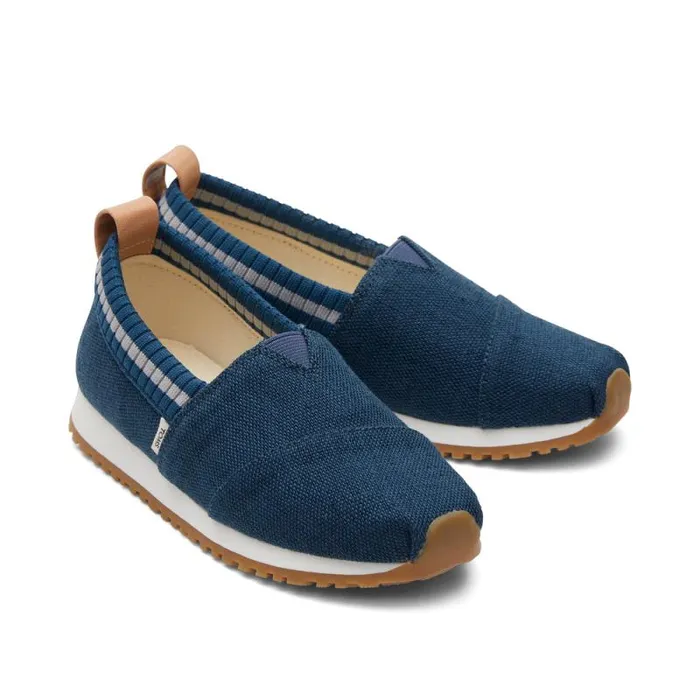 Toms Sneakers Resident Kids Sneaker Majolica Blue Heritage Canvas 8211 Kids Toms Sneakers Resident Kids Sneaker Majolica Blue Heritage Canvas 8211 Kids