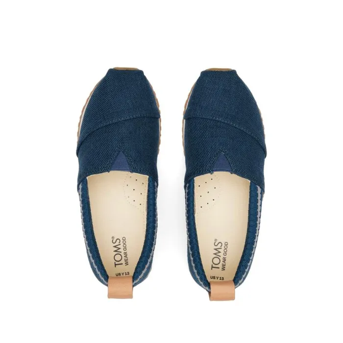 Toms Sneakers Resident Kids Sneaker Majolica Blue Heritage Canvas 8211 Kids Toms Sneakers Resident Kids Sneaker Majolica Blue Heritage Canvas 8211 Kids