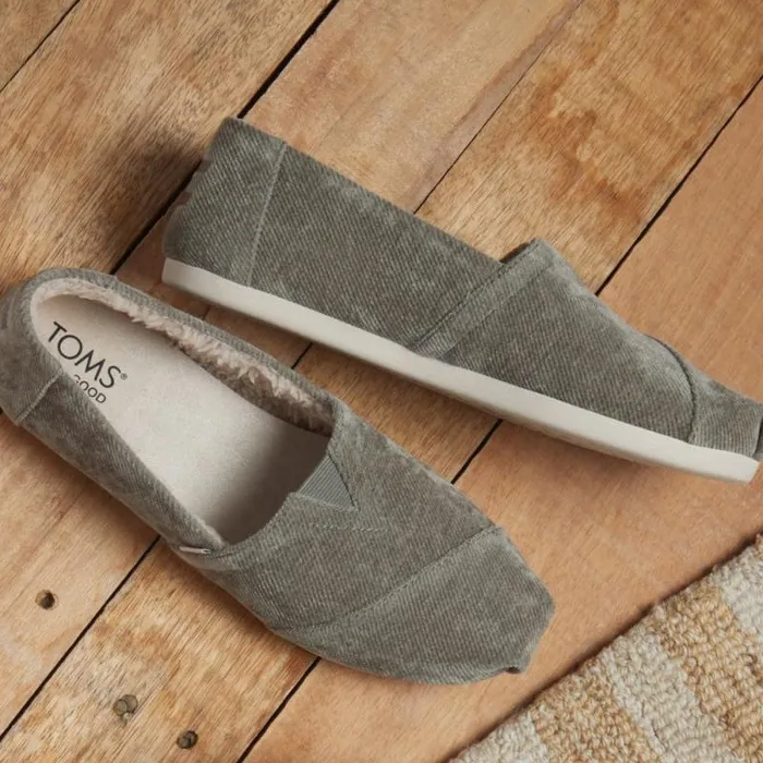 Toms TOMS Classics Alpargata Cloudbound Basil Green Cozy Corduroy 8211 Women
