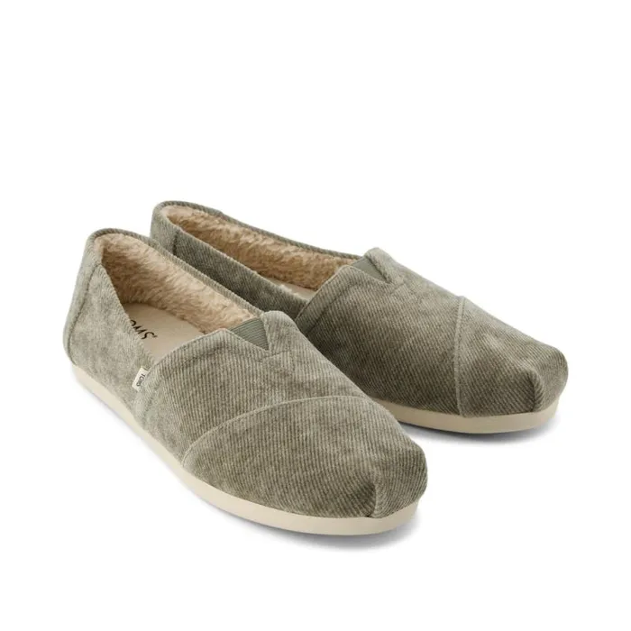 Toms TOMS Classics Alpargata Cloudbound Basil Green Cozy Corduroy 8211 Women