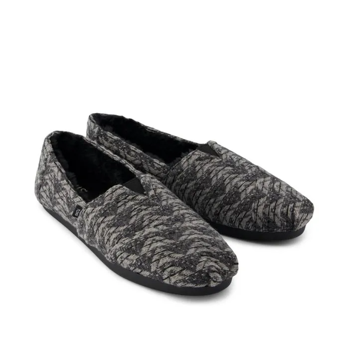 Toms TOMS Classics Alpargata Cloudbound Black Cozy Global Woven 8211 Women Toms TOMS Classics Alpargata Cloudbound Black Cozy Global Woven 8211 Women