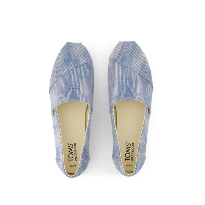 Toms TOMS Classics Alpargata Cloudbound Denim Pastel Blue 8211 Women Toms TOMS Classics Alpargata Cloudbound Denim Pastel Blue 8211 Women
