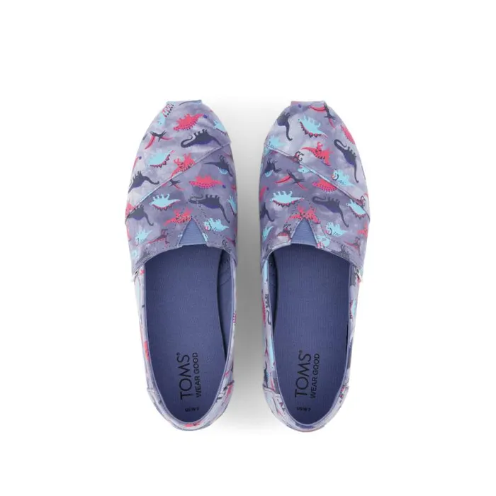 Toms TOMS Classics Alpargata Cloudbound Glow In The Dark Dino Print 8211 Women