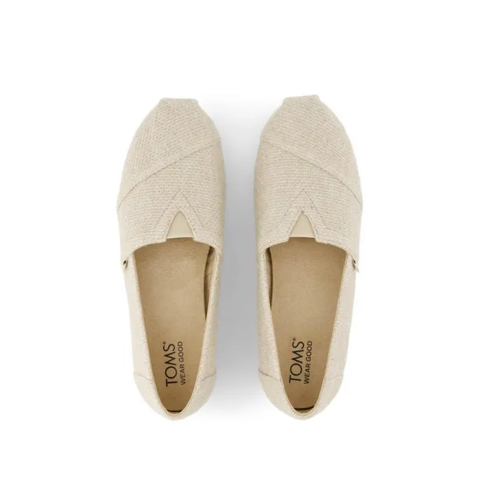 Toms TOMS Classics Alpargata Cloudbound Natural Sparkle Knit 8211 Women