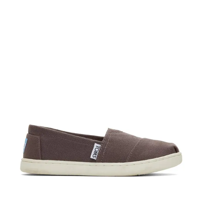 Toms TOMS Classics Alpargata Kids Shoe Ash Canvas 8211 WomenKids