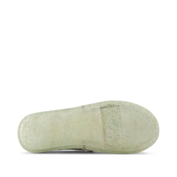 Toms TOMS Classics Alpargata Kids Shoe Silver Shimmer Embroidered Candy Canes 8211 WomenKids