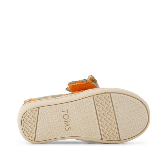 Toms TOMS Classics Alpargata Toddler Shoe Multi Cozy Houndstooth With Bow 8211 KidsWomen
