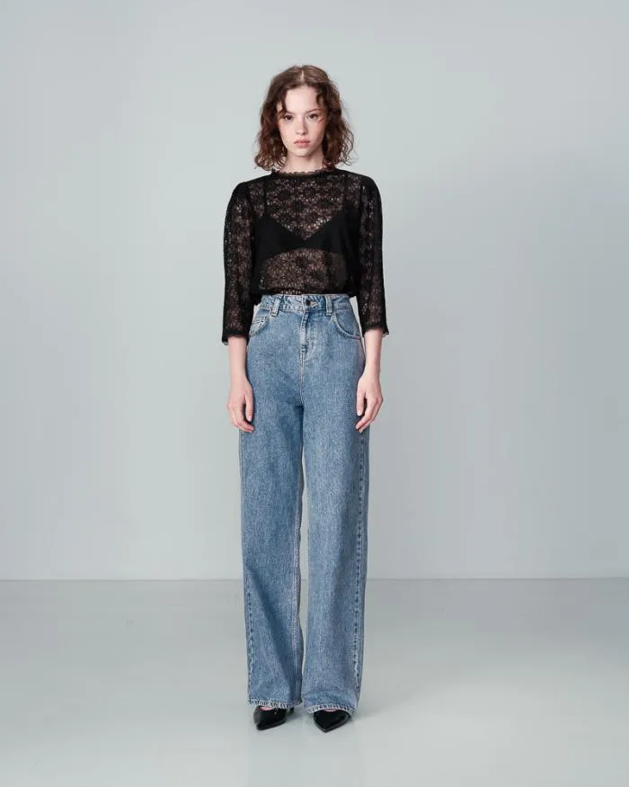 TOP NOIR NAVY Shop Grace and Mila 34 Sleeves Tshirts