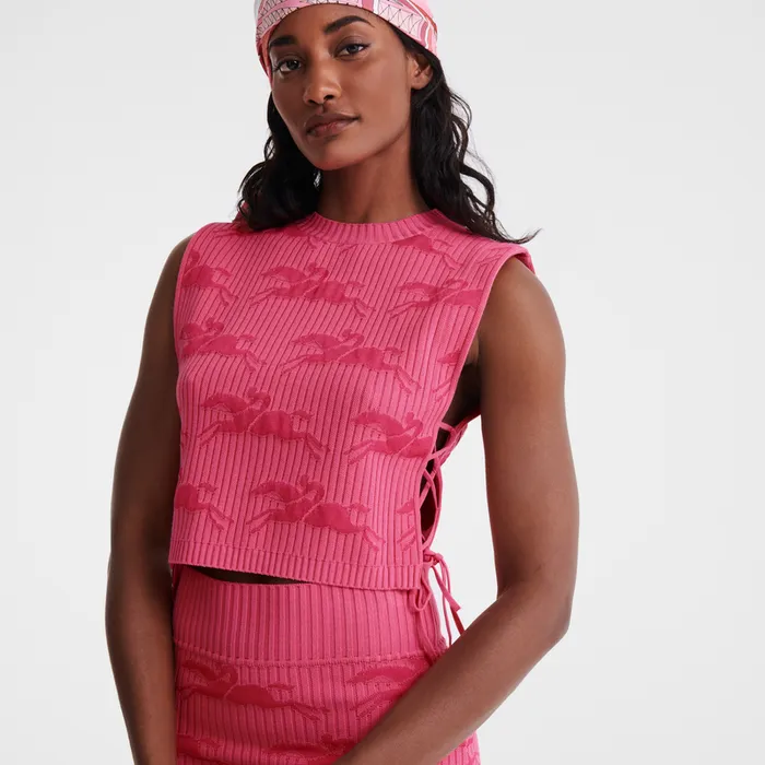 Top Pink Women KnitwearTops and Blouses Longchamp