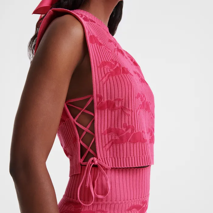 Top Pink Women KnitwearTops and Blouses Longchamp