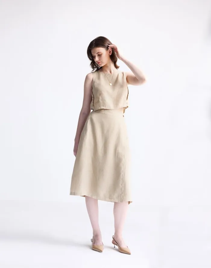 Tops and Shirts Women Madewell Reistor Boxy 100 Hemp Crop Top In Neutral Beige Beige Tops and Shirts Women Madewell Reistor Boxy 100 Hemp Crop Top In Neutral Beige Beige