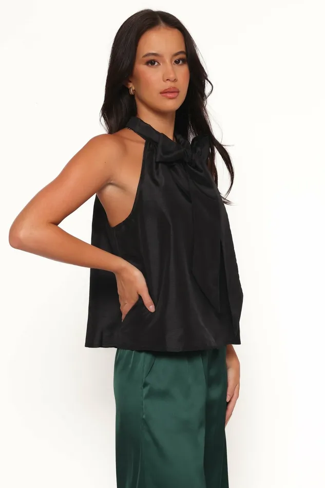 Tops Faith Bow Top Black 8211 Petal and Pup Women