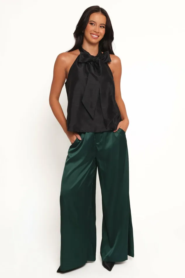 Tops Faith Bow Top Black 8211 Petal and Pup Women