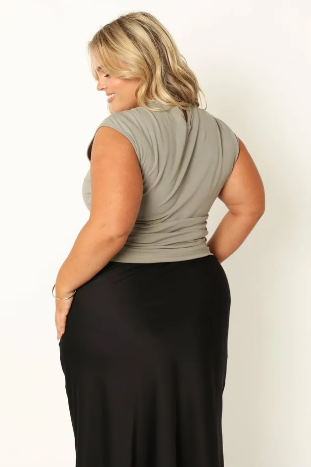 Tops Nissa Top Olive Petal and Pup Women