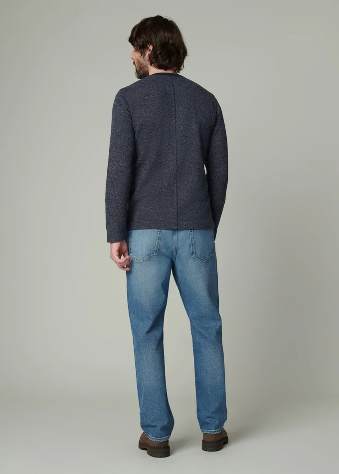 Tops Tees TATE LONG SLEEVE CREWNECK Night Sky Joe8217s Jeans Men