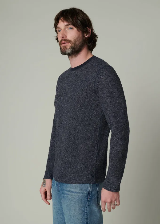 Tops Tees TATE LONG SLEEVE CREWNECK Night Sky Joe8217s Jeans Men