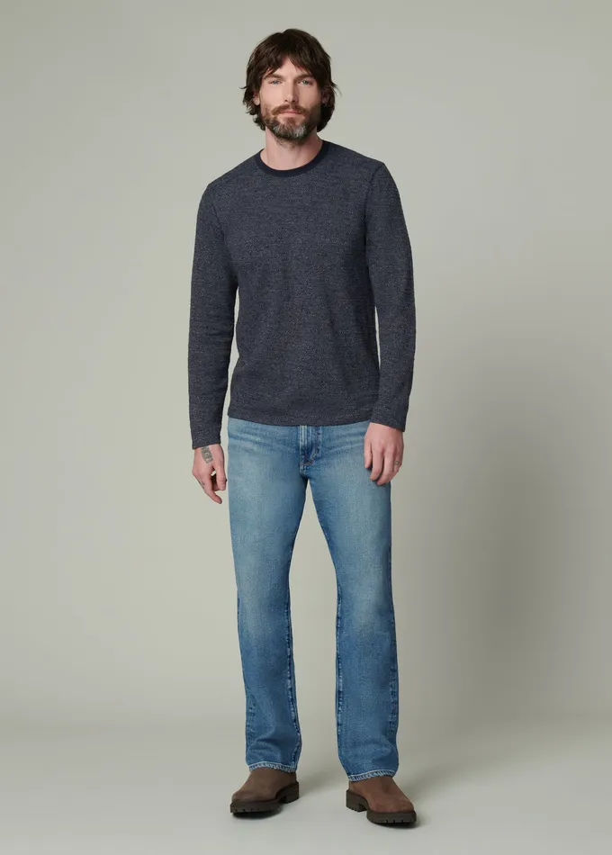 Tops Tees TATE LONG SLEEVE CREWNECK Night Sky Joe8217s Jeans Men