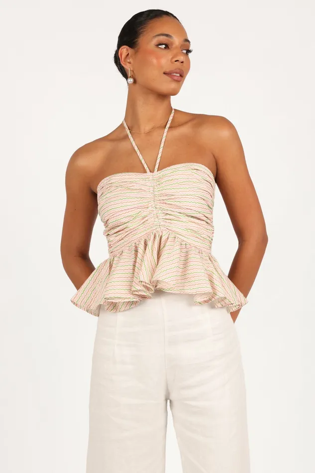 Tops Yulia Top Wave Stripe 8211 Petal and Pup Women