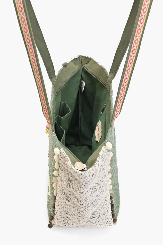 Totes Embellished Shopper Tote Lama 8211 America and Beyond Women