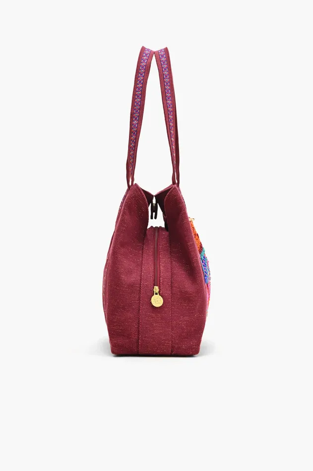 Totes Women Crimson Evil Eye Day Tote America and Beyond