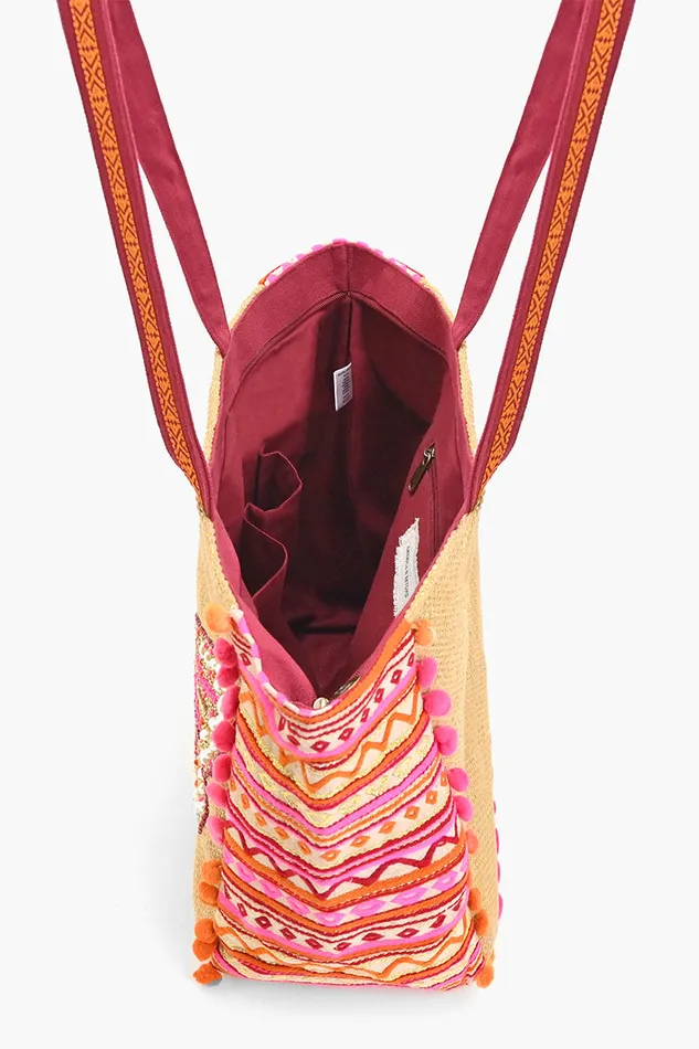 Totes Women Embellished Shopper Tote Butterfly America and Beyond