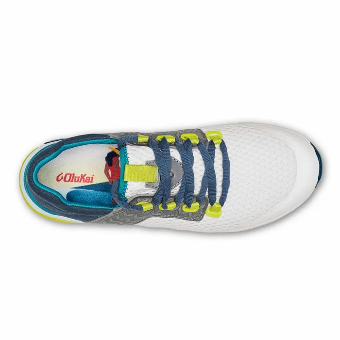 Trainers Women Olukai Wailuku Athletic Shoes 8211 Bright White Lagoon