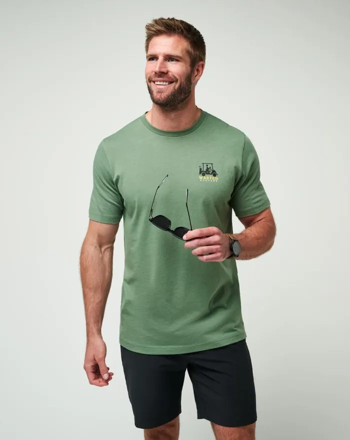 TravisMathew BEER HAPPY TEE Laurel Men Tees TravisMathew BEER HAPPY TEE Laurel Men Tees