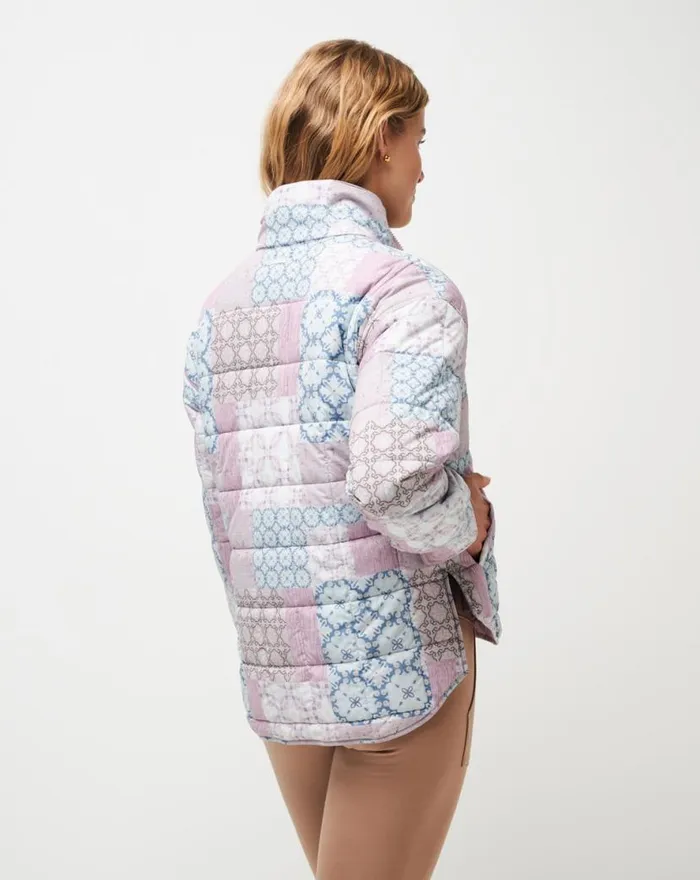 TravisMathew BOLD AND BLOOM JACKET Mauve Shadows Multi Women Jackets TravisMathew BOLD AND BLOOM JACKET Mauve Shadows Multi Women Jackets
