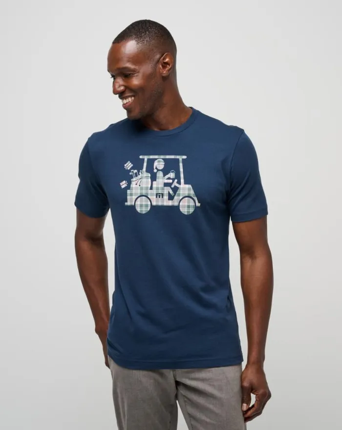 TravisMathew CANDY CANE TEE Total Eclipse Men Tees