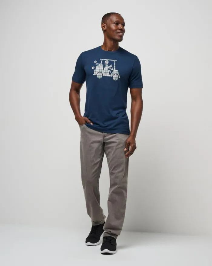 TravisMathew CANDY CANE TEE Total Eclipse Men Tees