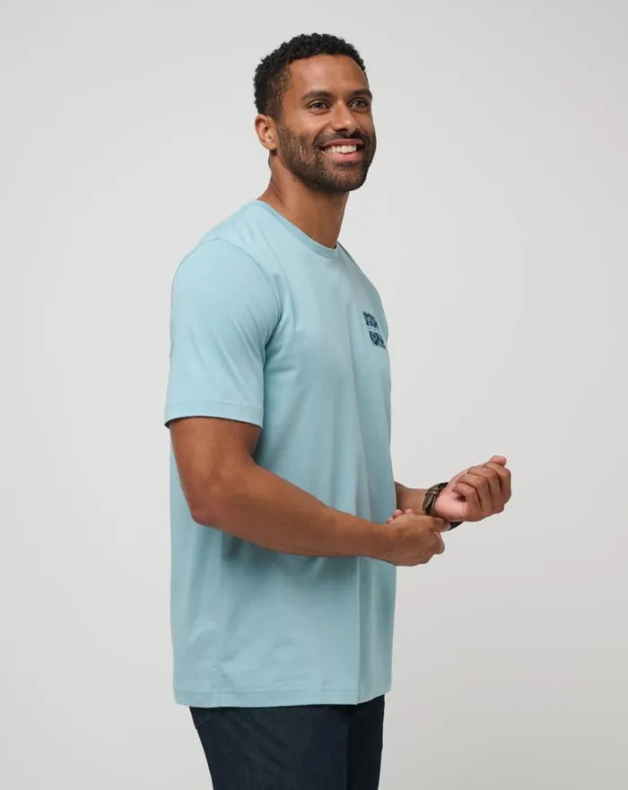 TravisMathew CATAMARAN COAST TEE Cameo Men Tees TravisMathew CATAMARAN COAST TEE Cameo Men Tees