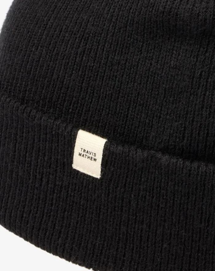 TravisMathew CLOUD BEANIE Black MenWomen Beanies TravisMathew CLOUD BEANIE Black MenWomen Beanies
