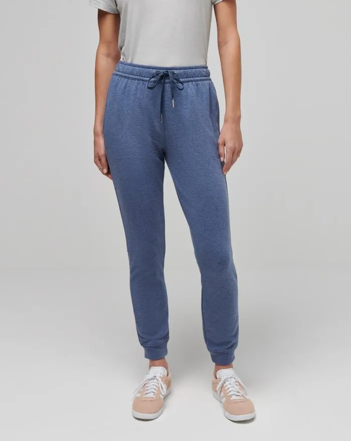 TravisMathew CLOUD FLEECE JOGGER Heather Navy Women Pants TravisMathew CLOUD FLEECE JOGGER Heather Navy Women Pants