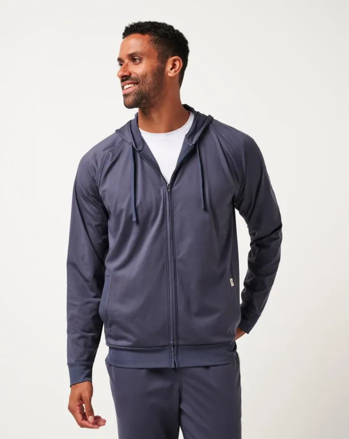 TravisMathew CLOUD TRACK JACKET Navy Men Jackets