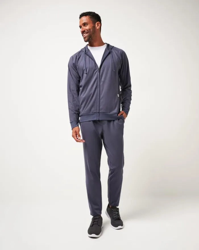 TravisMathew CLOUD TRACK JACKET Navy Men Jackets TravisMathew CLOUD TRACK JACKET Navy Men Jackets