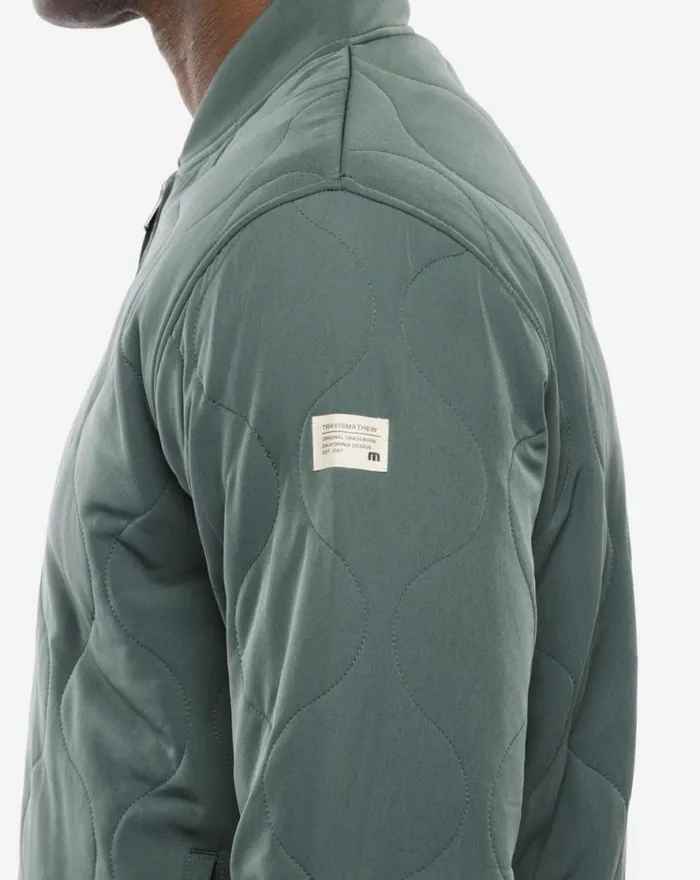 TravisMathew COME WHAT MAY JACKET Balsam Green Men Jackets TravisMathew COME WHAT MAY JACKET Balsam Green Men Jackets